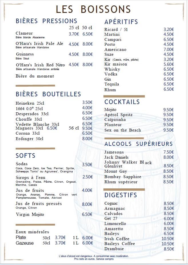 Heaven - Menu Image 1